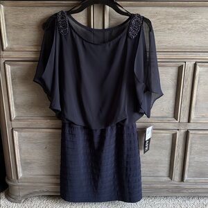 NWT NAVY XSCAPE SOCIAL DRESS